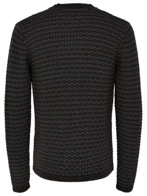 Gestrickter Pullover mit hohem Kragen | onsDOC CREW NECK KNI