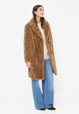 Webpelzkurzmantel – stilvoller Kuschellook im Fake Fur Design