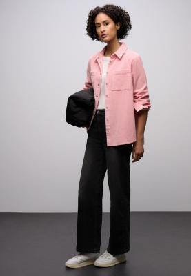 Corduroy shirtcollarblouse w p