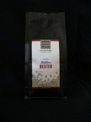 Müllers Bester – Feinste Arabica-Sommeliermischung aus Südamerika gemahlen 250g