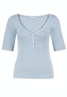 Shirt mit 3/4 Arm | Kurzarm, V-Ausschnitt