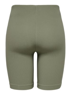 Körperbetonte Shorts | ONLLEONIE HW RIB BIKE SHORTS TLR
