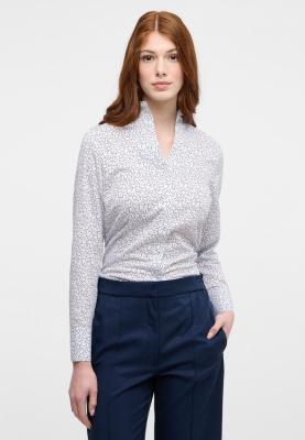 Feiner Print trifft auf edlen Kelchkragen – Deine neue Lieblingsbluse von ETERNA | Bluse 7024 D266