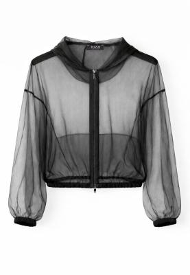 Leichtjacke aus transparentem Organza