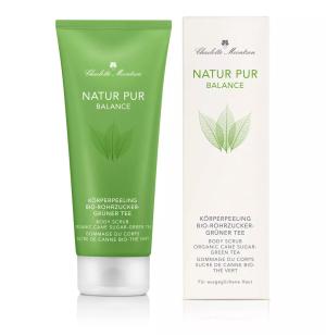 NaturPur Balance Körperpeeling Bio Rohrzucker Grüner Tee 200 ml