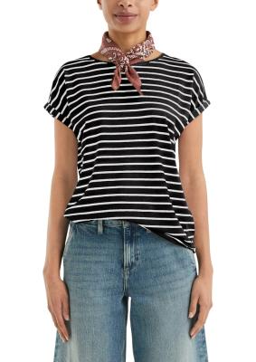 Locker geschnittenes T-Shirt aus Modalmix