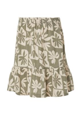 Musselin-Rock mit Volant