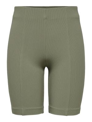 Körperbetonte Shorts | ONLLEONIE HW RIB BIKE SHORTS TLR