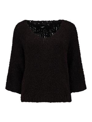 Pullover langarm, V-schnitt