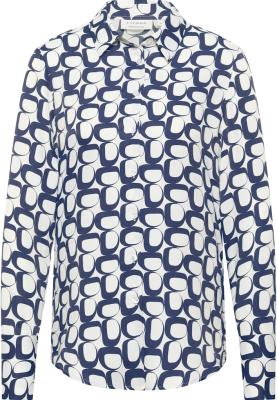 Statement-Bluse mit Op-Art-Design – Retro trifft Moderne | Bluse 7022 D351