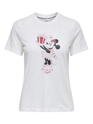 ONLMICKEY LIFE REG S/S TOP BOX XMAS