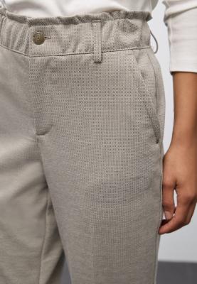 Paperbag Jacquard Tapered Leg